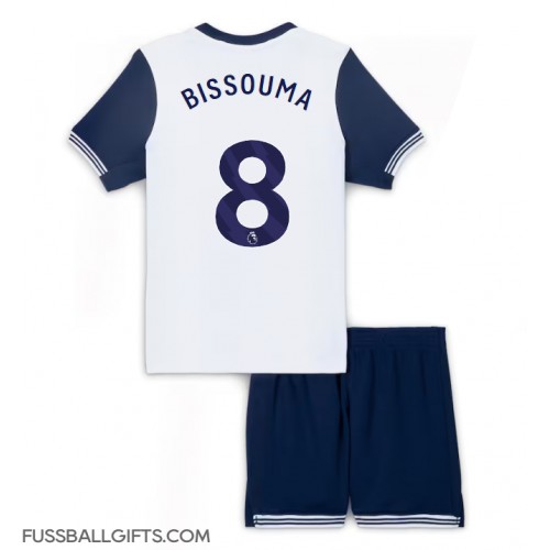 Tottenham Hotspur Yves Bissouma #8 Fußballbekleidung Heimtrikot Kinder 2024-25 Kurzarm (+ kurze hosen)